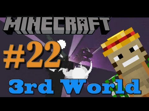 EnderDragon Fight - Minecraft 3rd World LP #22
