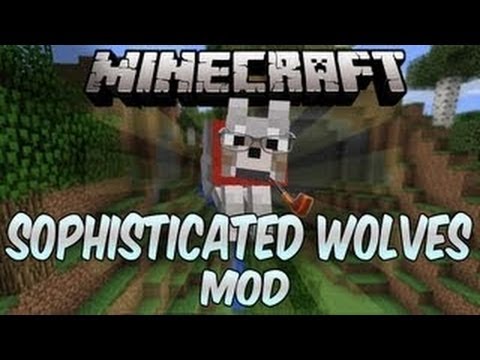 Sophisticated Wolves Mod - Minecraft 1.4.7 (Minecraft Mod Showcase)