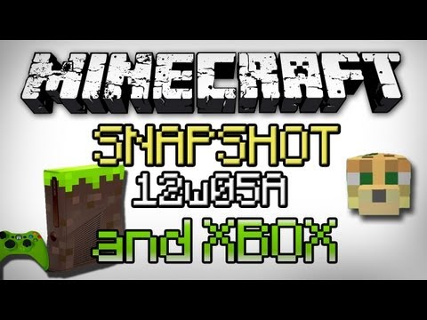 Minecraft: Snapshot 12w05A Update & Xbox Cover Art!