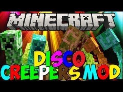 Minecraft Mod Showcase: DISCO CREEPERS!