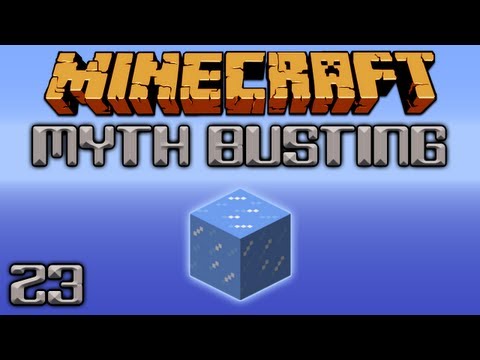 Minecraft Myth Busting 23 Does Time & Weather Affect Water Freezing?