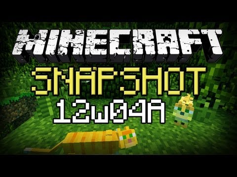 Minecraft: Snapshot 12w04A - Cat Mob, Fireballs, EXP Potions, and More!