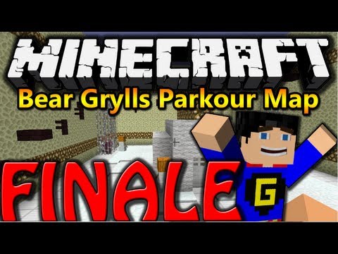 Minecraft: Bear Grylls Parkour Part 2 (Minecraft Parkour Map)