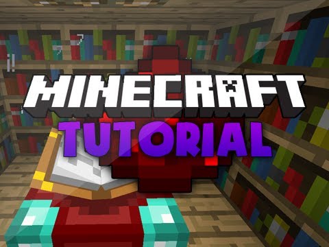 Minecraft Tutorial: Piston Enchanting Room!