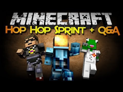 Minecraft: Hop Hop Sprint Map + Q&A w/ Sky and Kermit