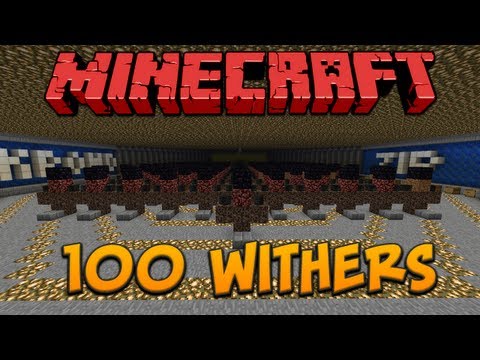 Minecraft: 100 Withers - Epic Wither Boss Fight