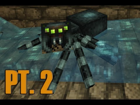 Cave Spider XP Farm + Crusher (Part 2) - Minecraft LP #33