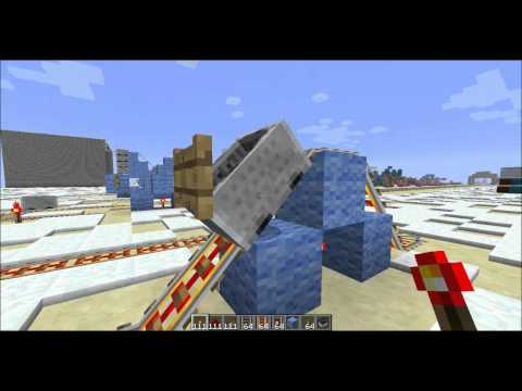 Automatic Minecart Launcher using Fence Gates