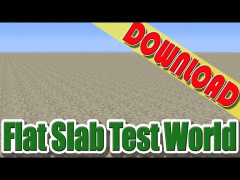 SuperFlat Slab Test World [DOWNLOAD] - Minecraft