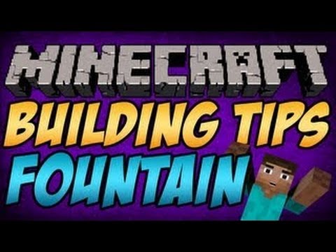 Minecraft Building Tips | Courtyard Fountain Tutorial