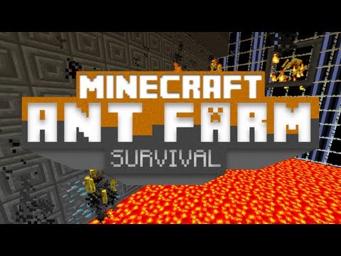 Forbidden Ant Farm Survival: Ep 4 - Exploring The Dangers! [Minecraft Map]