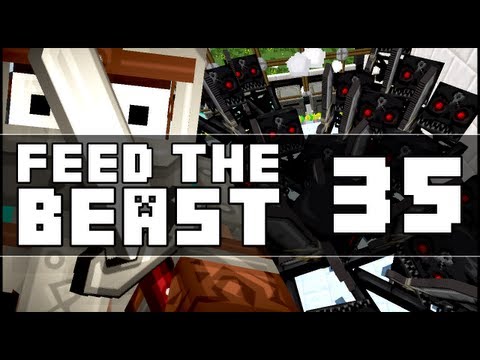 Minecraft Feed The Beast - Episode 35: Wither Skeleton Farm!