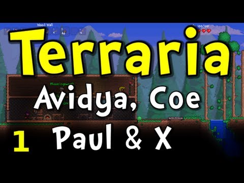 Terraria E01 with Avidya, Coe, and X