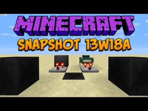 Minecraft: 13w18a Coal Block