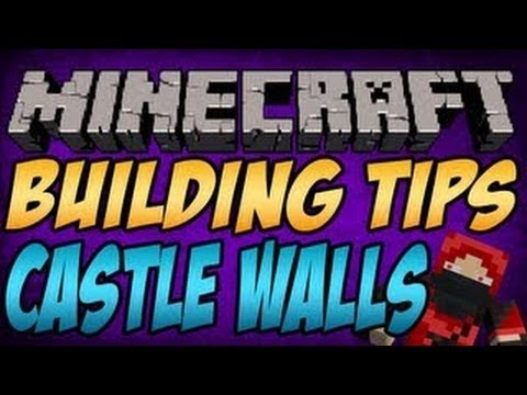 Minecraft Building Tips | Castle Walls Tutorial