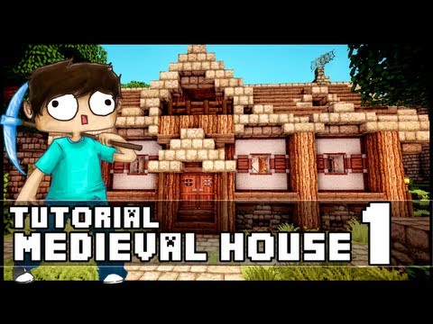 Minecraft House Tutorial: Basic Medieval House - Part 1