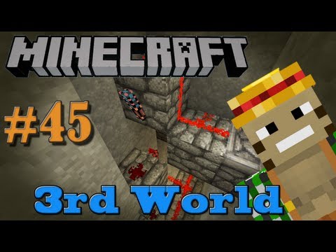 Underground Mobs-On-Demand (Part 2) - Redstone - Minecraft 3rd World LP #45