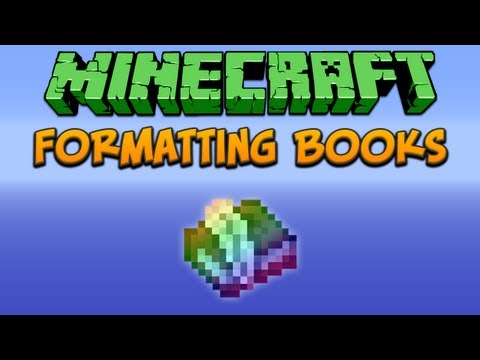 Minecraft: Formatting Books Tutorial