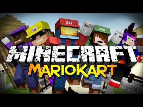 Minecraft: MarioKart w/ Friends! - It's a-me MU-RIO! (Mini-Game)