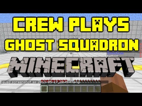 Minecraft - Crew Live Streams Ghost Squadron, Spleef, CTF, and more