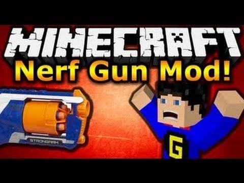 Minecraft 1.5.2 Mods | NERF Gun Mod (Minecraft Mod Showcase)