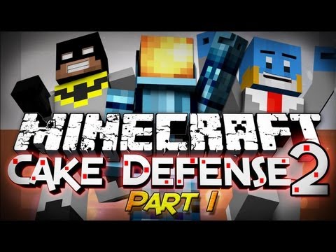 Minecraft: Cake Defense 2 w/ Husky and Ryan - Part 1 - (Mini-Game)