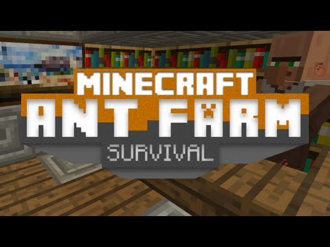 Forbidden Ant Farm Survival: Ep 5 - Diamonds Found! [Minecraft Map]
