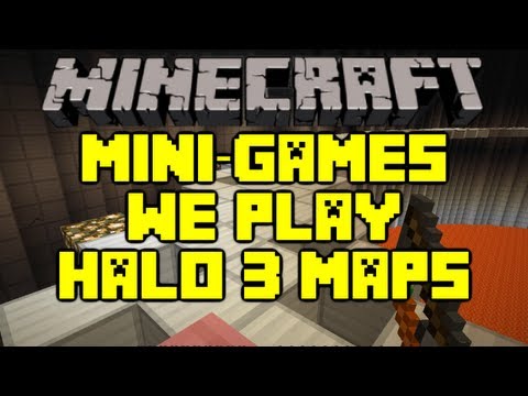 Minecraft Mini-Games - We play Halo 3 Mini Games