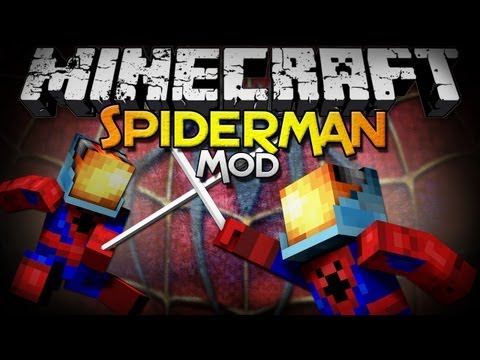 Minecraft Mod Showcase: Spiderman Mod - Web Slingin' Fun!