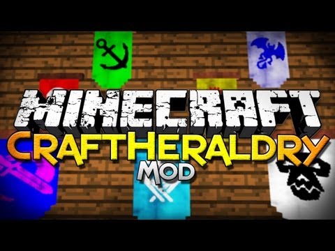 Minecraft Mod Showcase: CraftHeraldry Mod - Craft Your Own Banner!