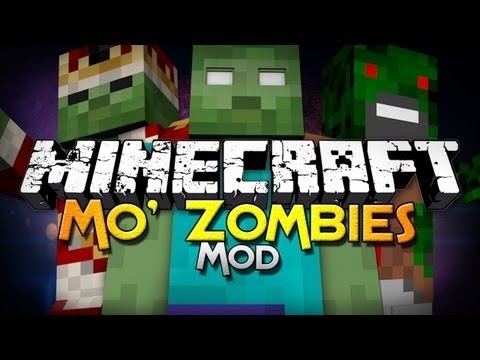 Minecraft Mod Showcase: Mo' Zombies Mod - 15 New Mobs!