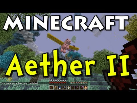 Minecraft Aether 2 Mod - First Peek! (Flying Pigs! Dungeons! Party System!)