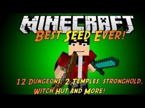 Minecraft Best World Seeds -- 6 DUNGEONS BY SPAWN