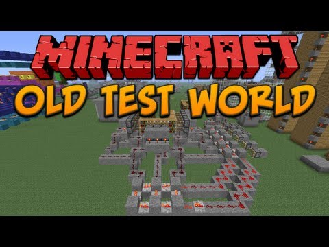 Minecraft: Old Test World Tour Part 1
