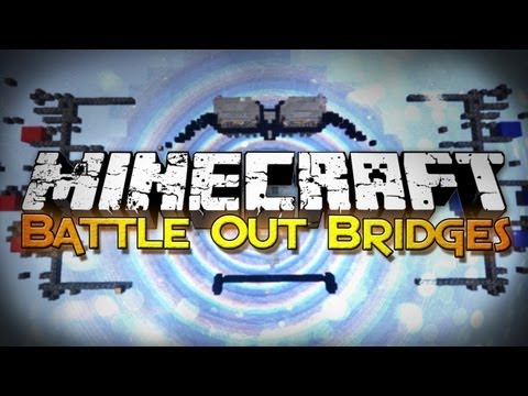 Minecraft: Bridge Out Battle - Falling Blocks!? (Mini-Game)