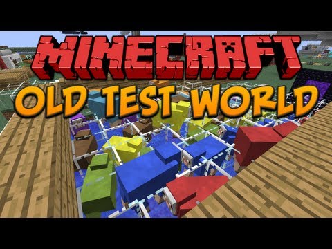 Minecraft: Old Test World Tour Part 2