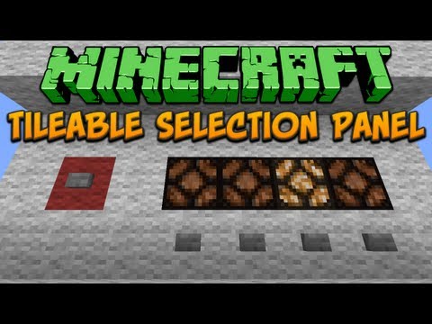 Minecraft: Tileable Selection Panel Tutorial