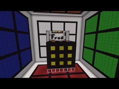 Minecraft Mini Game: Working Rubik's Cube