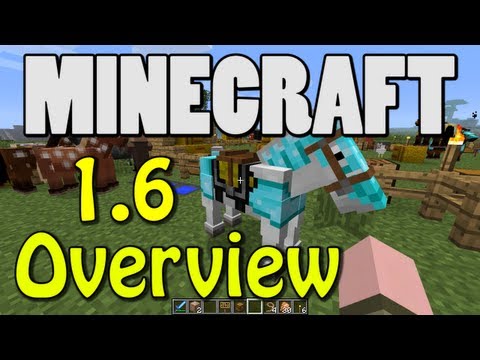 Minecraft 1.6 Prerelease Overview (HORSES! NAME TAGS! STAINED CLAY! MORE!)