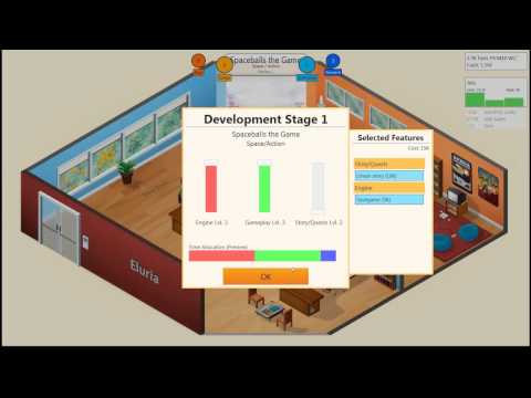 Lets Play Game Dev Tycoon: Episode 2 - New Office Space