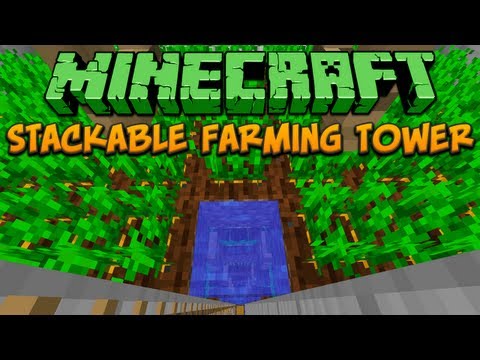 Minecraft: Stackable Farming Tower Tutorial