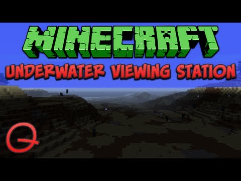Minecraft: Underwater Viewing Station (Quick) Tutorial