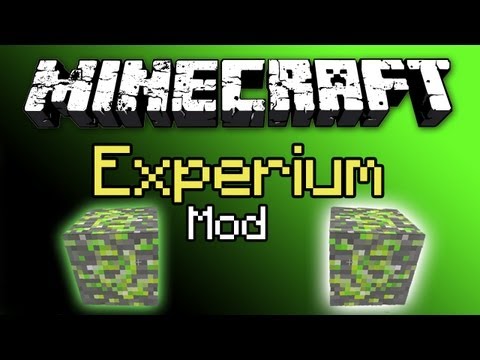 Minecraft: Experium Mod - Ore that drops XP