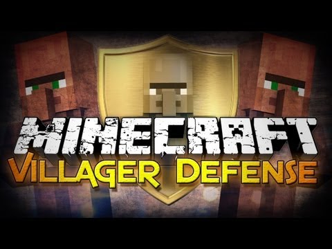 Minecraft: Villager Defense - Work as a Team!
