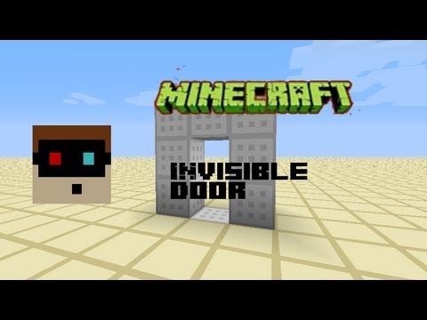 Minecraft 1.6.2 Tutorial: Invisible Doors TUTORIAL
