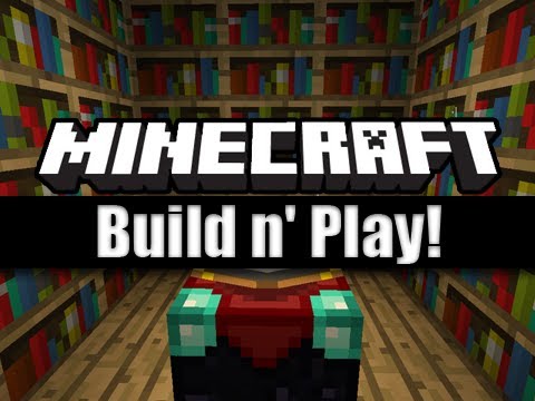 Minecraft Build n' Play: 5 - Piston Enchantment Room!