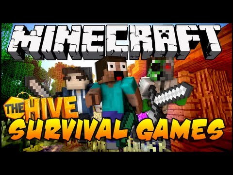 Minecraft Mini-Game: First Survival Games! w/ Docm77 & TerasHD