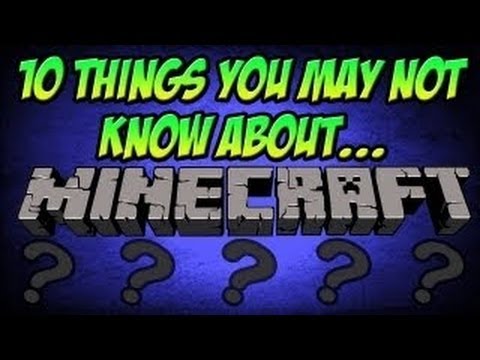 10 Things You May Not Know About Minecraft