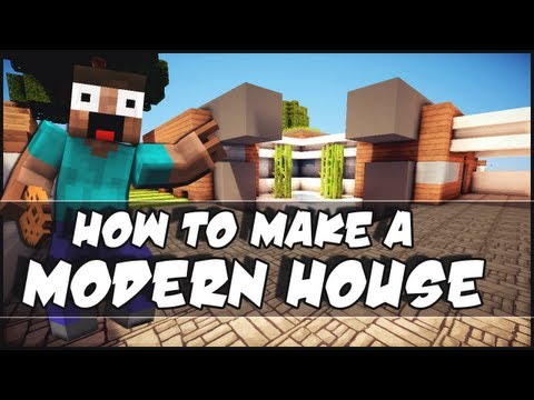 Minecraft: How To Make a Small Modern House