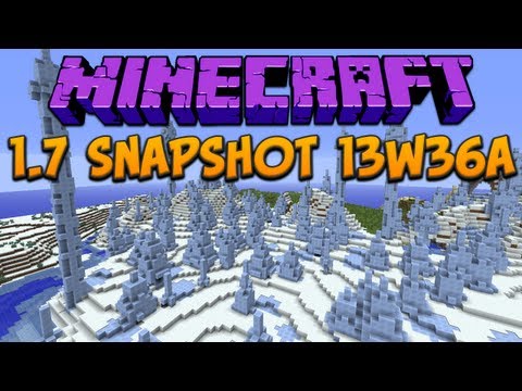 Minecraft 1.7: Snapshot 13w36a: New Biomes, Flowers & Fishing